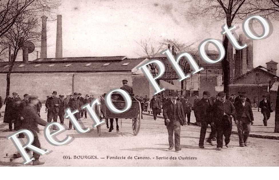 fonderie de canons sortie des ouvriers