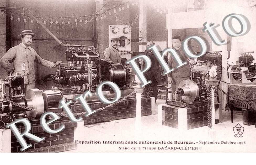 exposition internationale automobile Stand de la maison Bayard-Clement  septembre octobre 1908