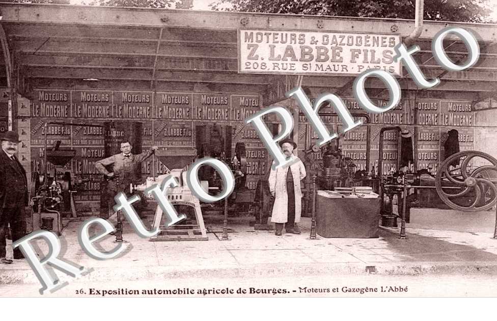 exposition automobile agricole  Moteurs et gaozenes l&#039;Abbe