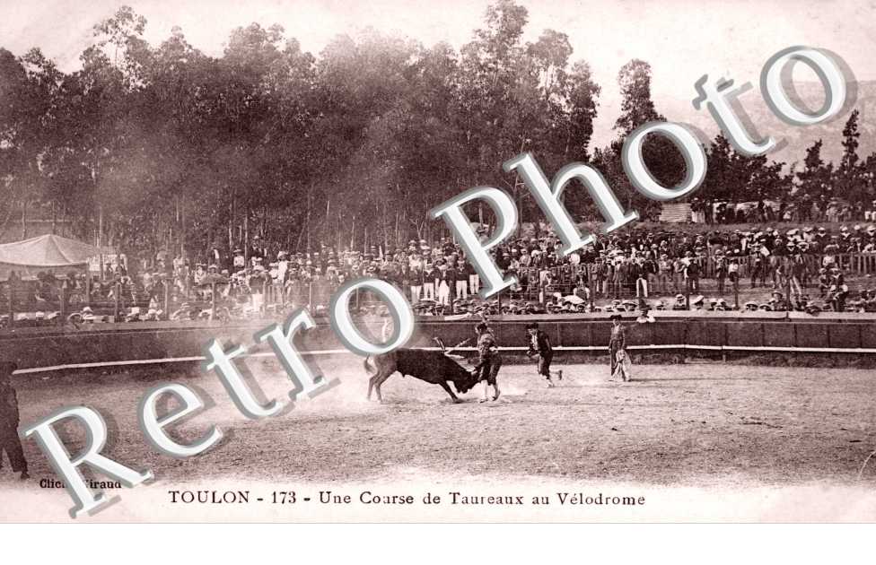 une course de taureaux au velodrome