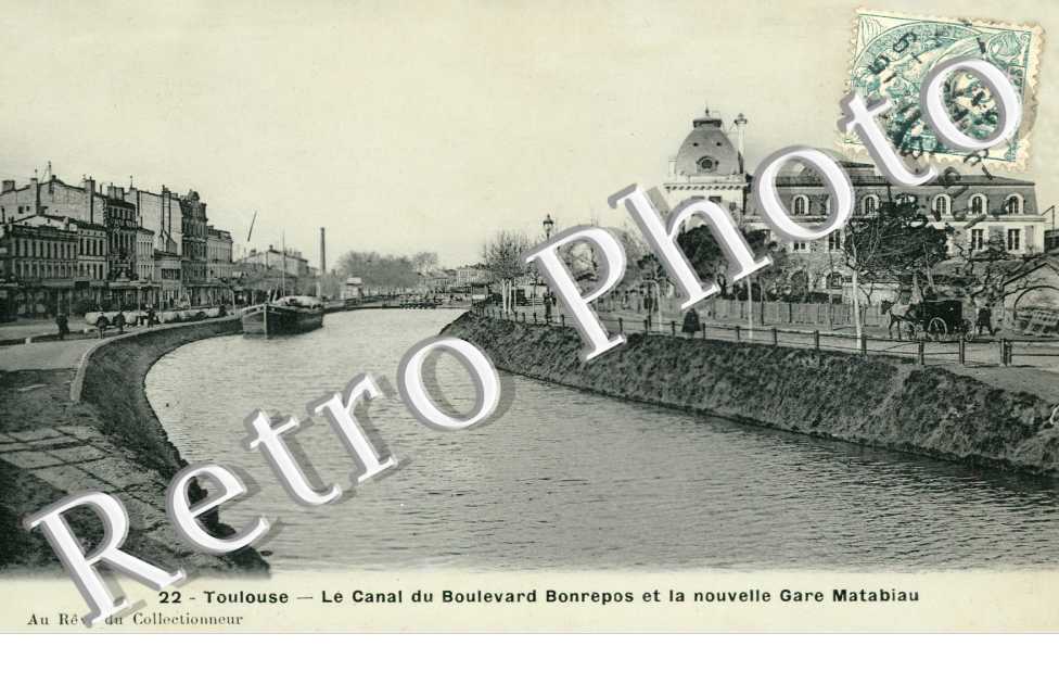 le canal du Bon Repos et la nouvelle Gare Matabiau