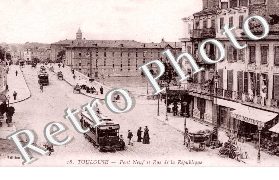 pont neuf et rue de la Republique