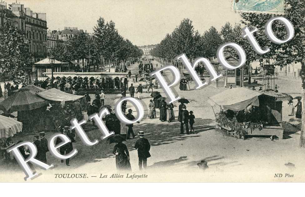 les allees Lafayette - Jaures (allees Jean)