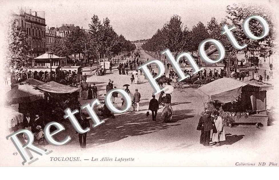 les allees Lafayette - Jaures (allees Jean)