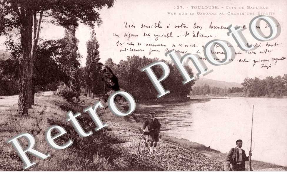 Vue sur la Garonne au chemin des Etroits