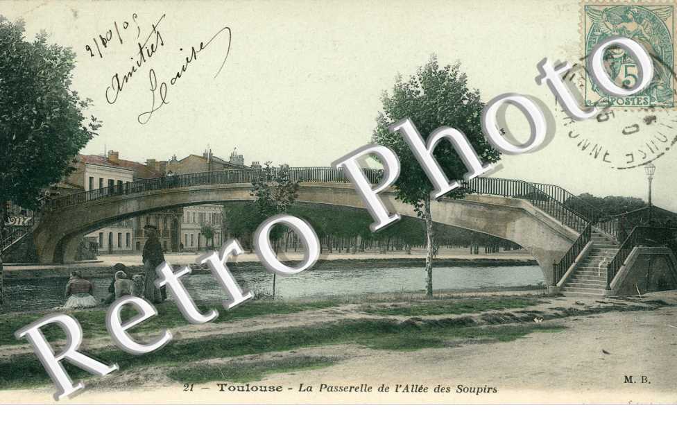 Passerelle et Allee des Soupirs