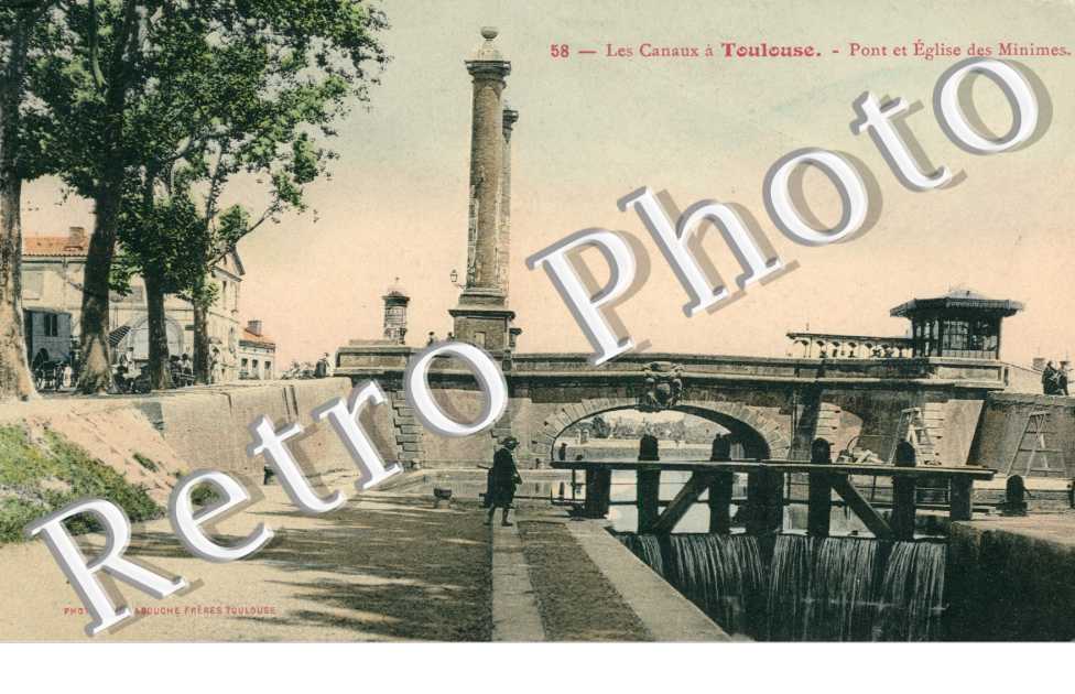 Le Pont  et Eglise des Minimes