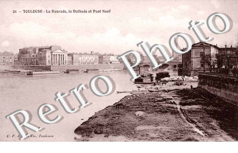 La Daurade, la Dalbade et Pont Neuf