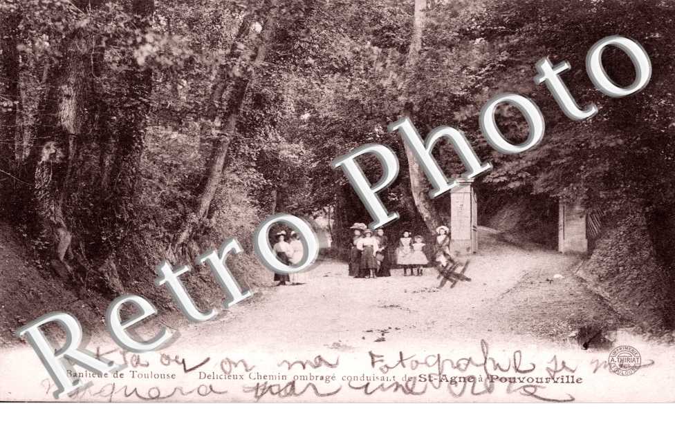 Chemin  Ombrage conduisant de Saint-Agne a Pouvourville