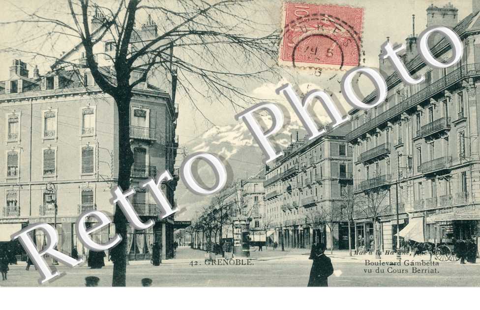 boulevard Gambetta vu du cours Berriat