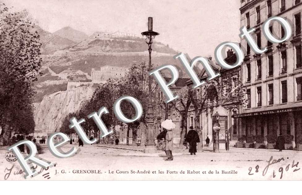 le cours Saint-Andre et les Forts de Rabot et de la Bastille