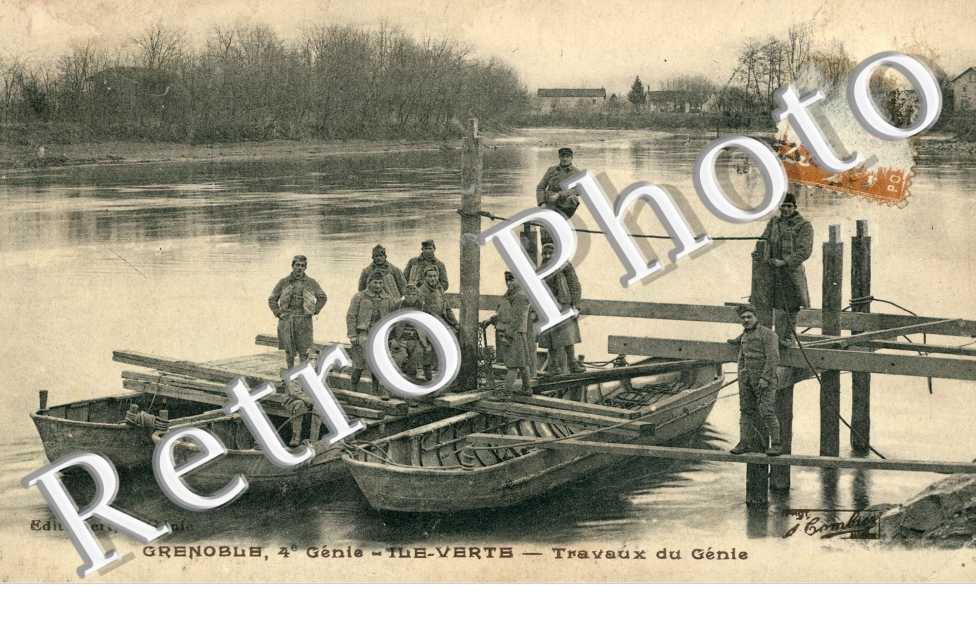 Ile verte Travaux du 4eme Genie