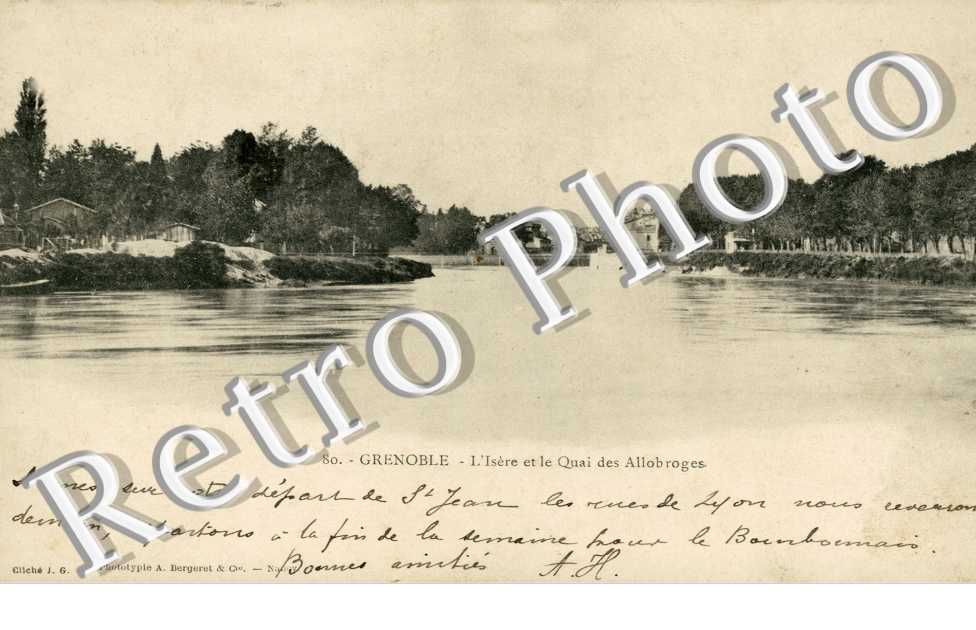 l'isere et le quai des Allobroges