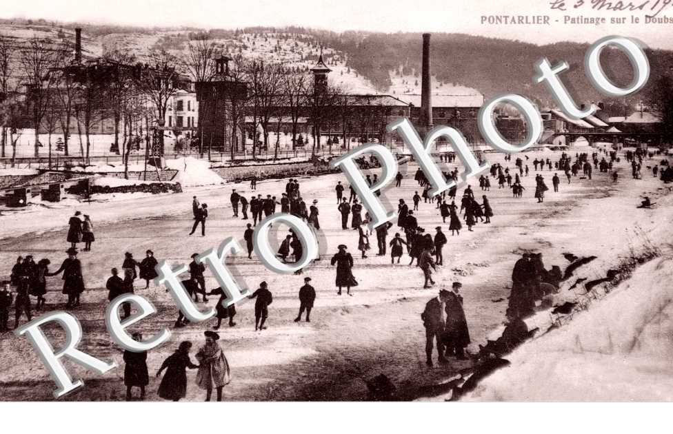 Patinage sur le Doubs