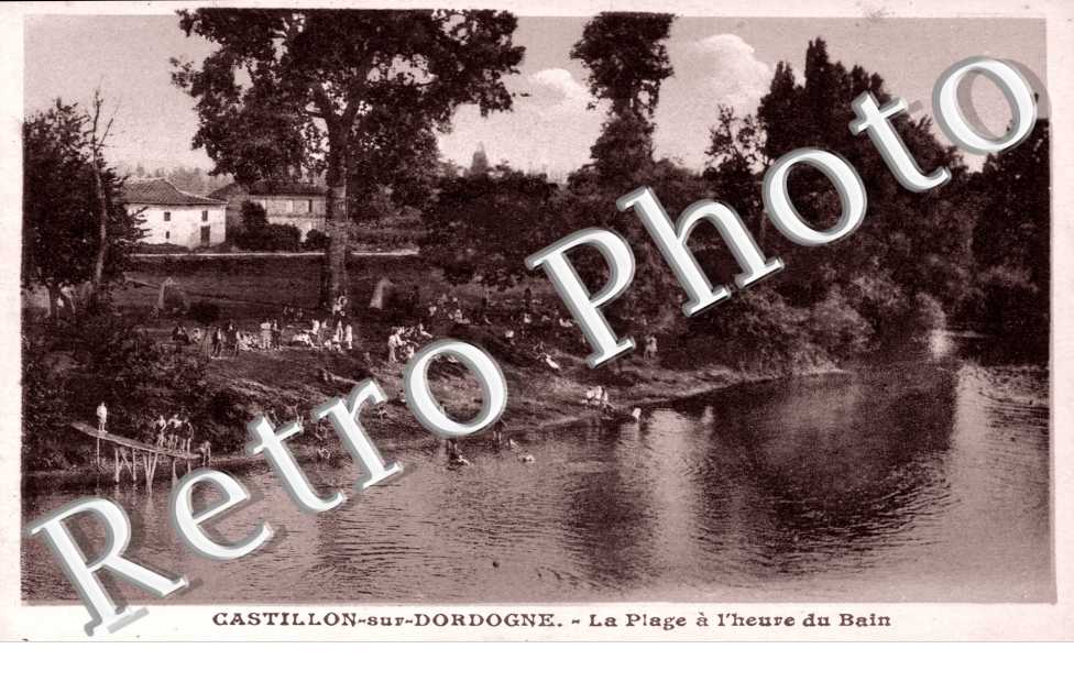 la plage a l&#039;heure du bain
