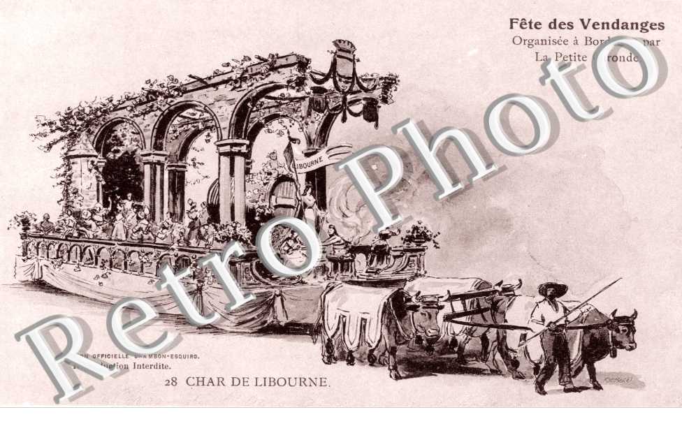 Fete des vendanges  Le char