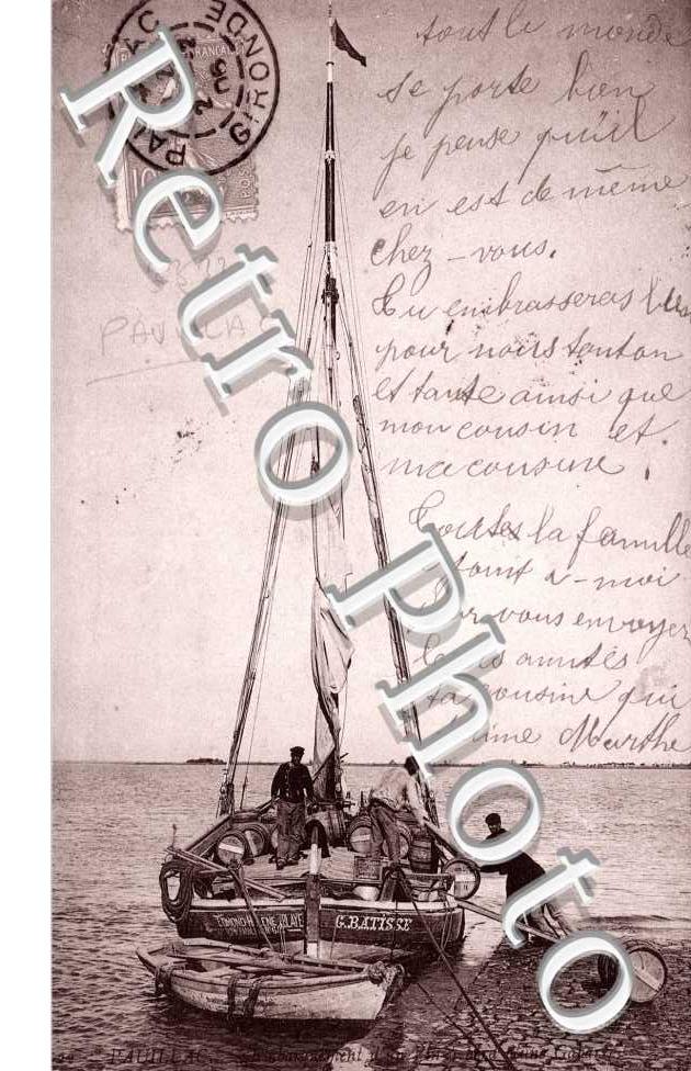 embarquement d&#039;un vin a bord d&#039;une gabarde