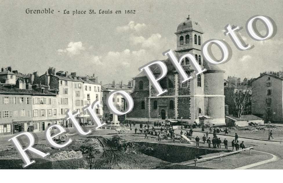 la place Saint-Louis en 1882