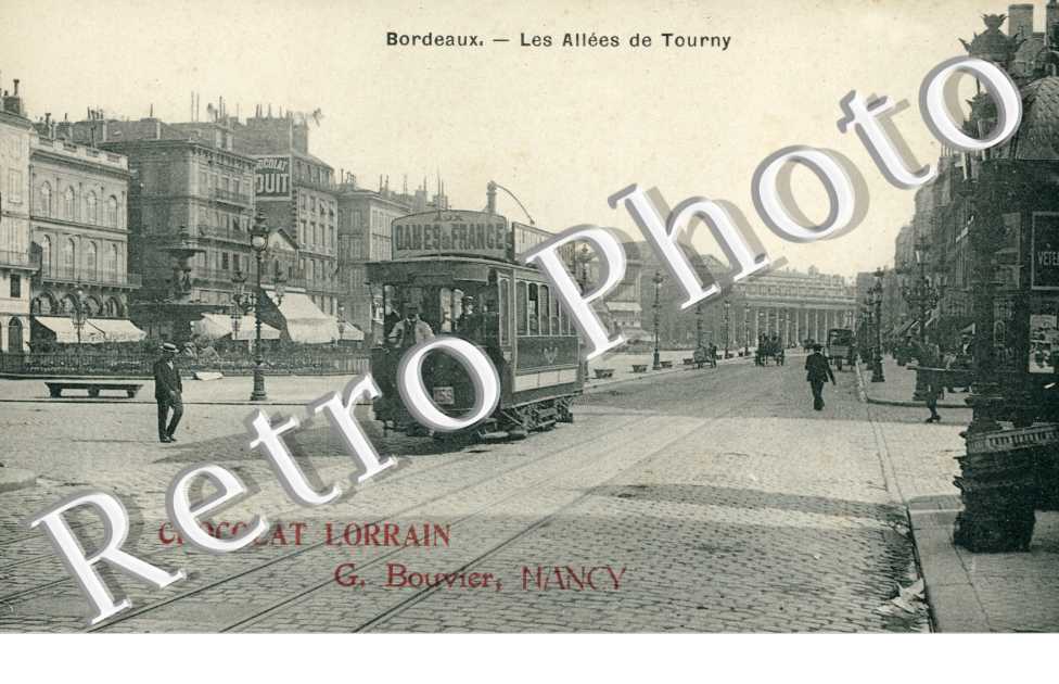 Les Allees de Tourny - Chocolat Lorrain  G. Bouvier