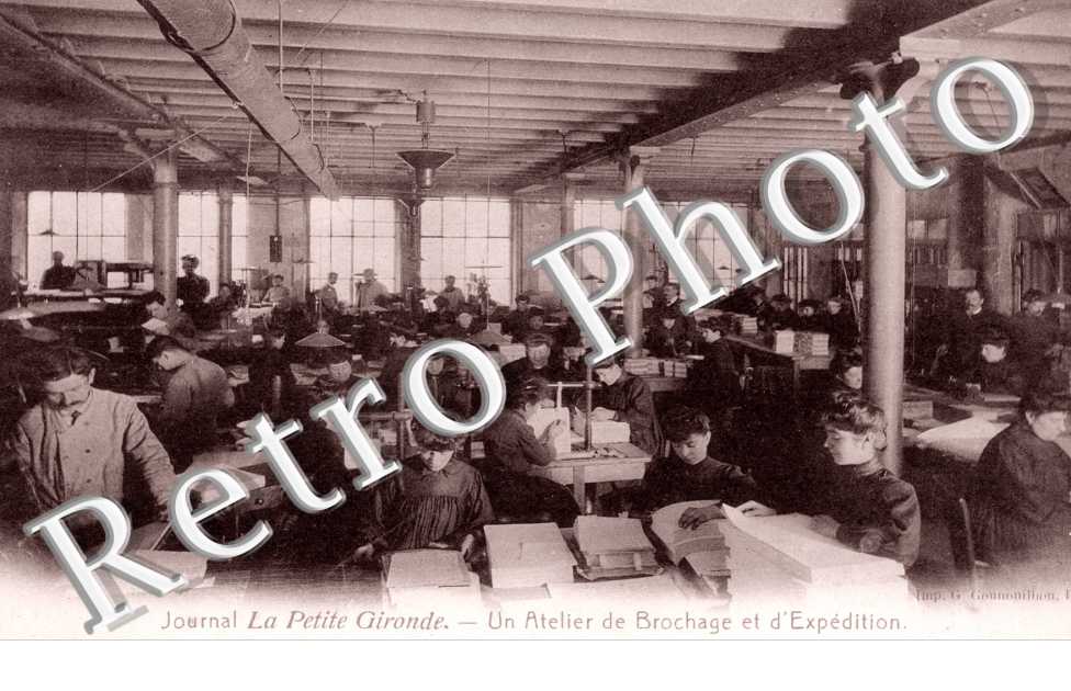 Journal la Petite Gironde  -  Un Atelier de Brochage