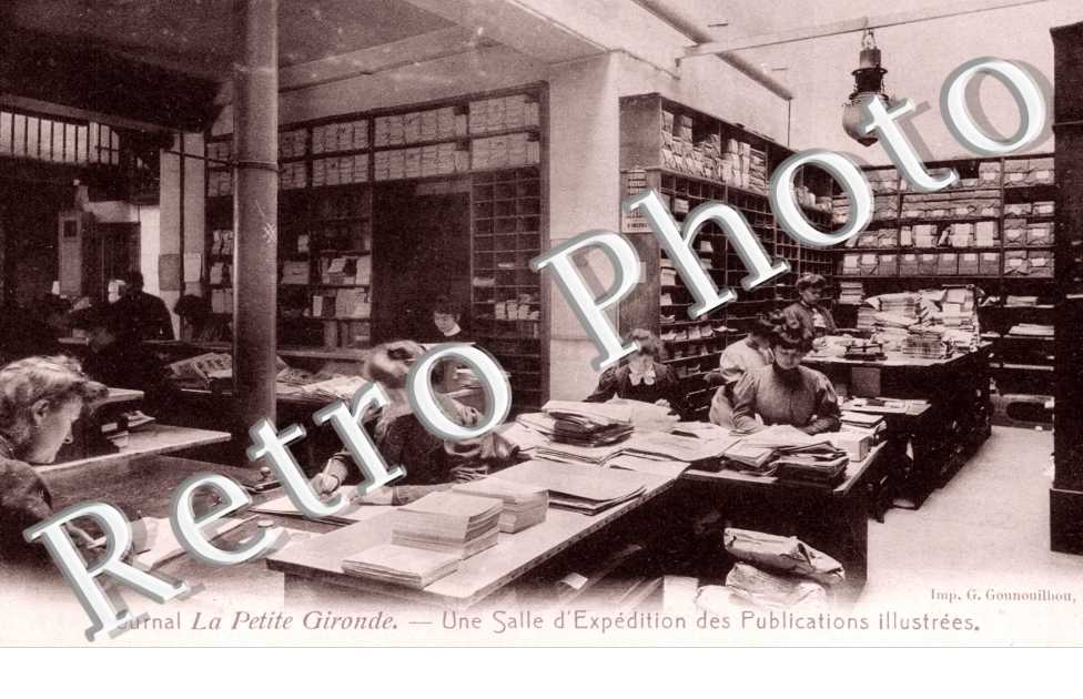 Journal la Petite Gironde  -  Salle d'Expedition des Publications Illustrees