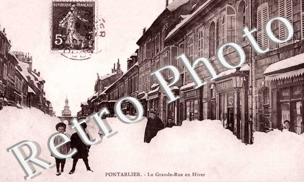 la grande rue en hiver