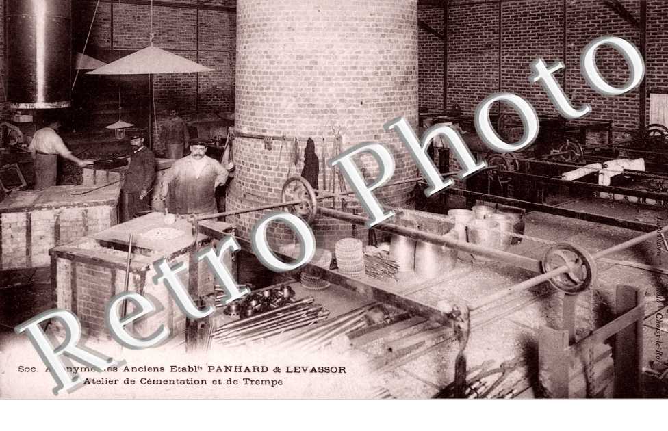 Societe anonyme des anciens etablissements Panhard & Levassor Atelier de cementation et de Trempe