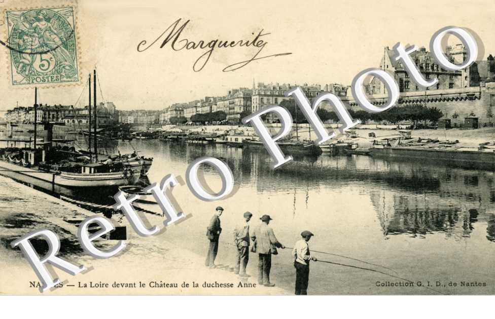 LA LOIRE DEVANT LE CHATEAU DE LA DUCHESSE ANNE