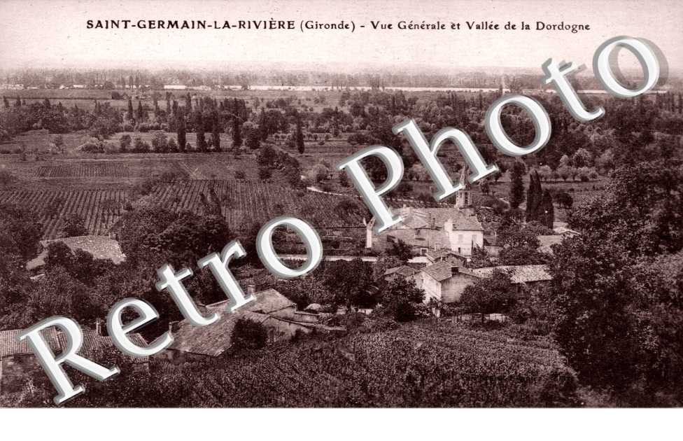 Vue generale et vallee de la Dordogne