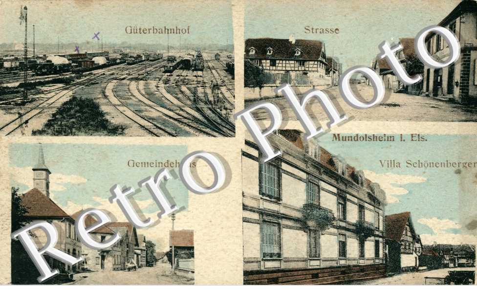 Guterbahnhof  Gemeindehaus  Villa Schonenberger