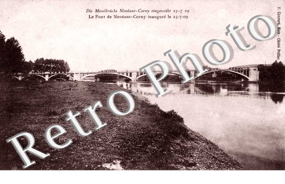 le pont de Noveant-Corny inuagure le 23-7-1909