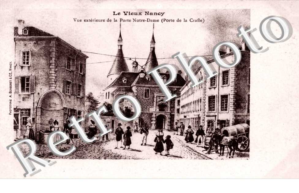 Vue exterieure de la Porte Notre Dame (Porte de la Craffe)