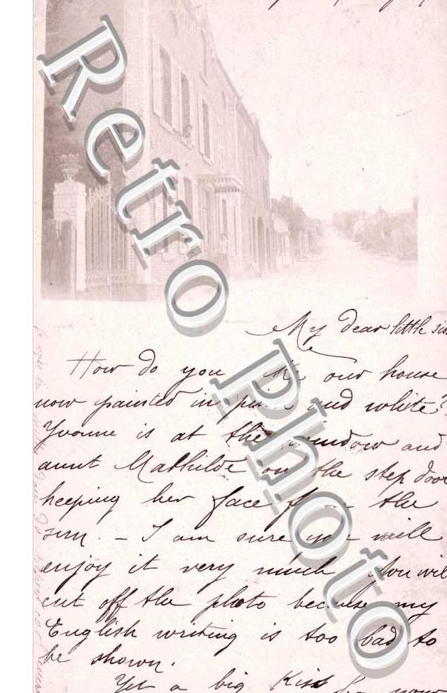 une rue en 1901
