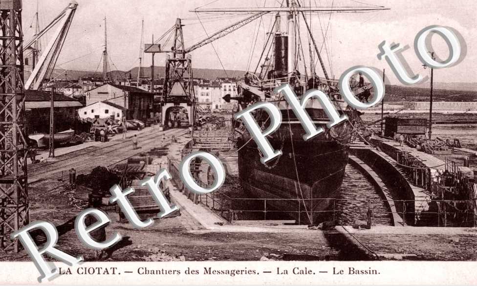 Chantier des messageries La cale Le Bassin
