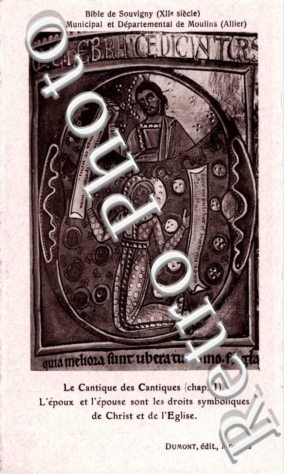 Bible de Souvigny Le cantique des cantiques