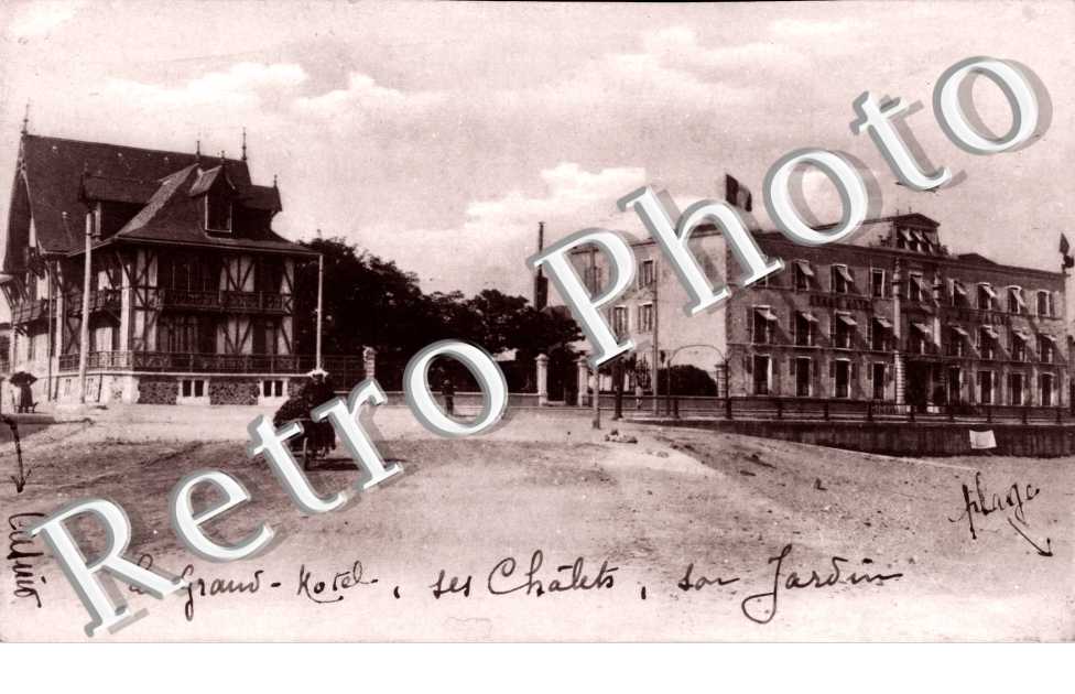 le grand hotel ses chalets son jardin