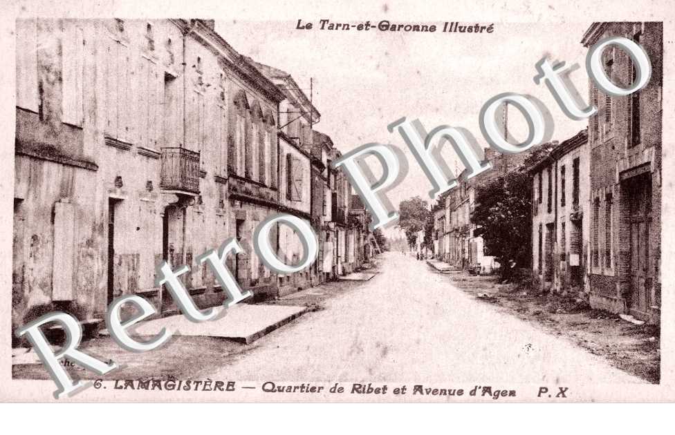 quartier de Ribet et avenue d&#039;Agen
