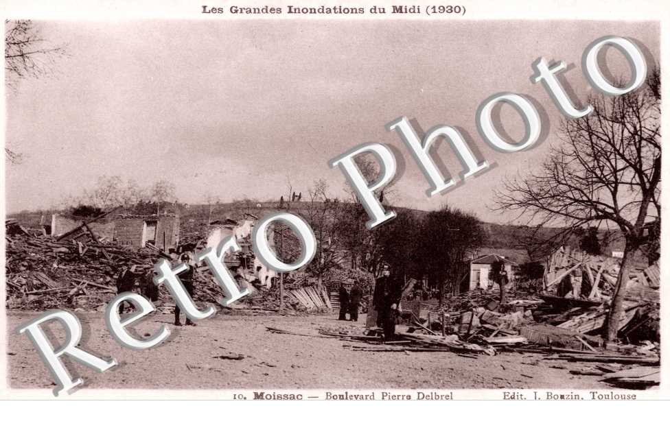 Inondations 1930 Boulevard Pierre Delbrel
