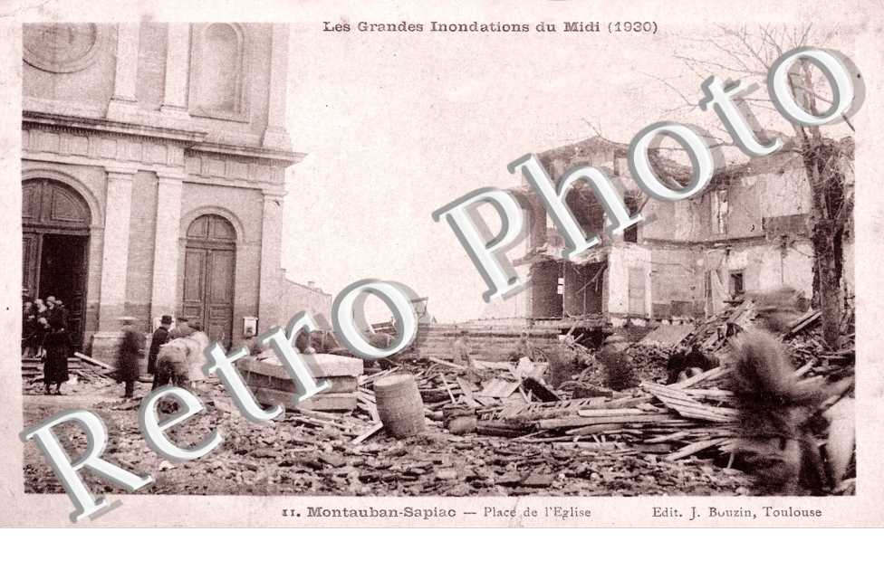 inondations 1930 - Sapiac place de l&#039;lise