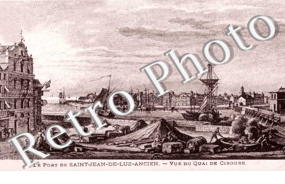 Le port - vue du quai de Ciboure