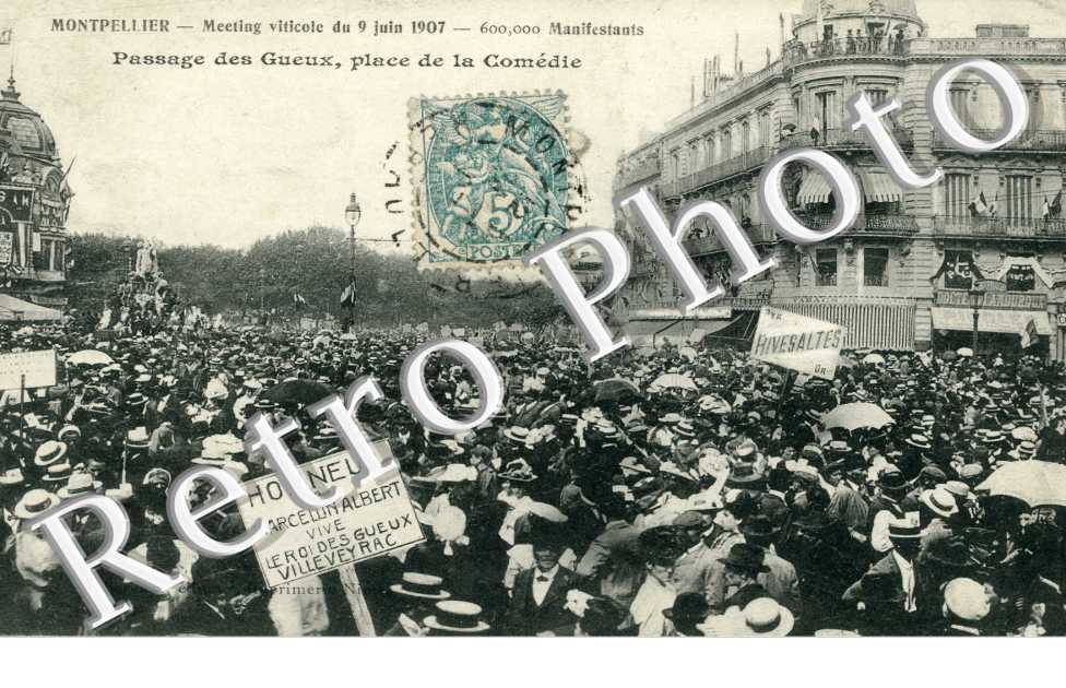 Meeting Viticole du 9 juin 1907 - Passage des Gueux