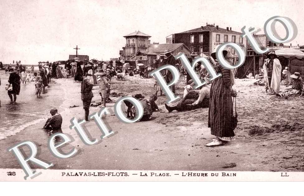 La plage - l'heure du bain