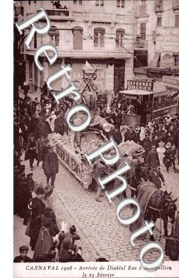 Carnaval 1908 - Arriv du Diablal Eau