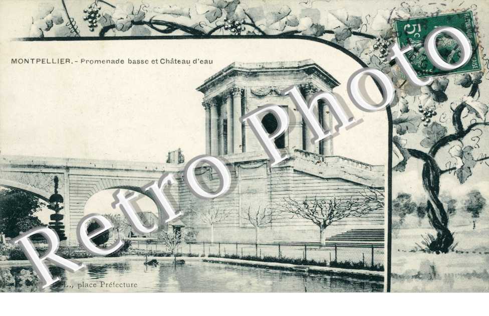 Promenade basse et Château d'eau