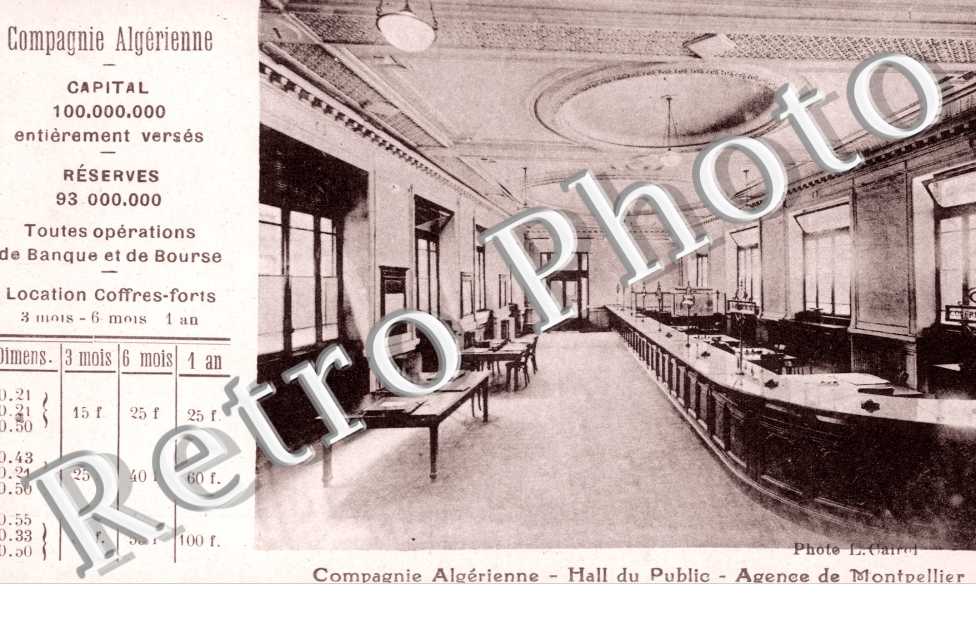 Compagnie Algerienne - Hall du Public