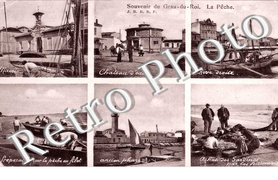 Mairie, Chateau d&#039;eau, Le phare, achat des sardines