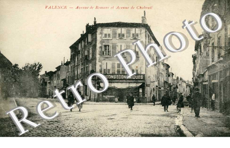 Avenue de Romans et avenue de Chabeuil