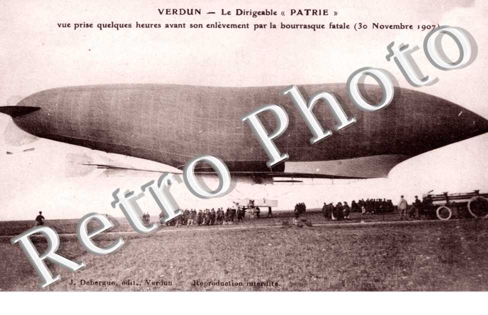 le dirigeable " Patrie " - 30 novembre 1907