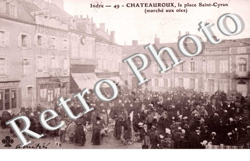 la Place Saint Cyran Marche aux oies