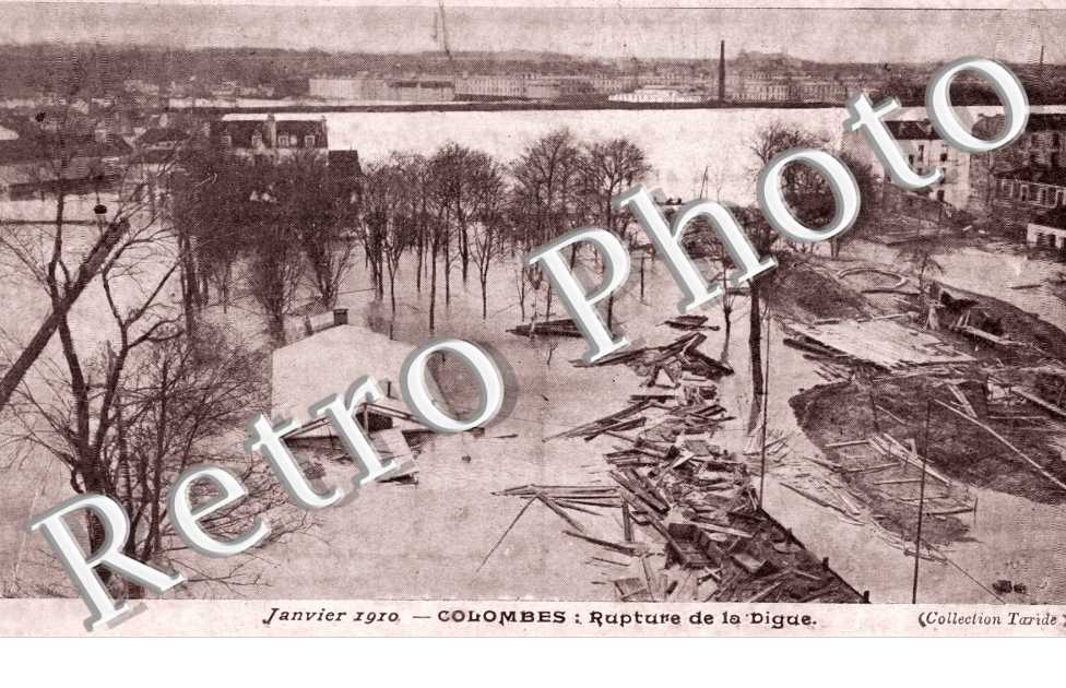 Rupture de la digue janvier 1910